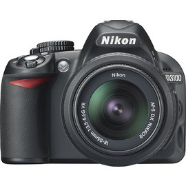 Nikon - D3100 14.2-Megapixel Digital SLR Camera - Black