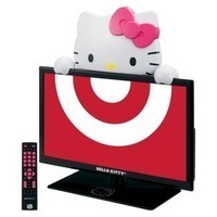 Hello Kitty 19&quot; Class 720p 60Hz LED TV/Monitor - Black/Pink/White (KT2219MBY)