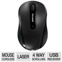 Microsoft Wireless Mobile Mouse 4000 - USB BlueTrack, Black
