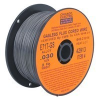 0.030&quot; E71T-GS Flux Core Welding Wire, 2 Lbs.
