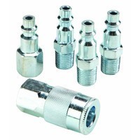 Central Pneumatic 5 Piece Industrial Series Air Tool Quick Coupler And Plug Set