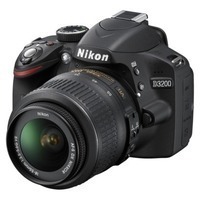 Nikon D3200 24.2MP Digital SLR Camera with 18-55mm VR Lens Black (25492)
