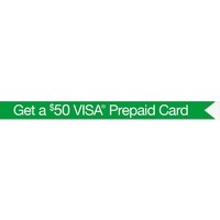 Receive $50 Visa Prepaid Card with Purchase of $399 or more