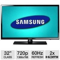 Samsung 32&quot; Class LED HDTV - 720p, 1366 x 768, 60Hz, Clear Motion Rate 60, 2x HDMI, USB