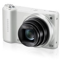 Samsung WB250F 14.2MP CMOS Smart WiFi Digital Camera with 18x Optical Zoom, 3.0&quot;  Touch Screen LCD and 1080p HD Video (White)
