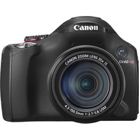 Canon - Powershot Sx40 Hs Black 12.1-megapixel Digital Camera - Black