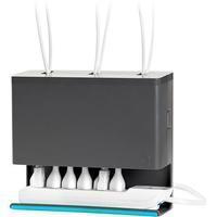 Quirky - Plug Hub Cord Management for Most Surge Protectors - Black